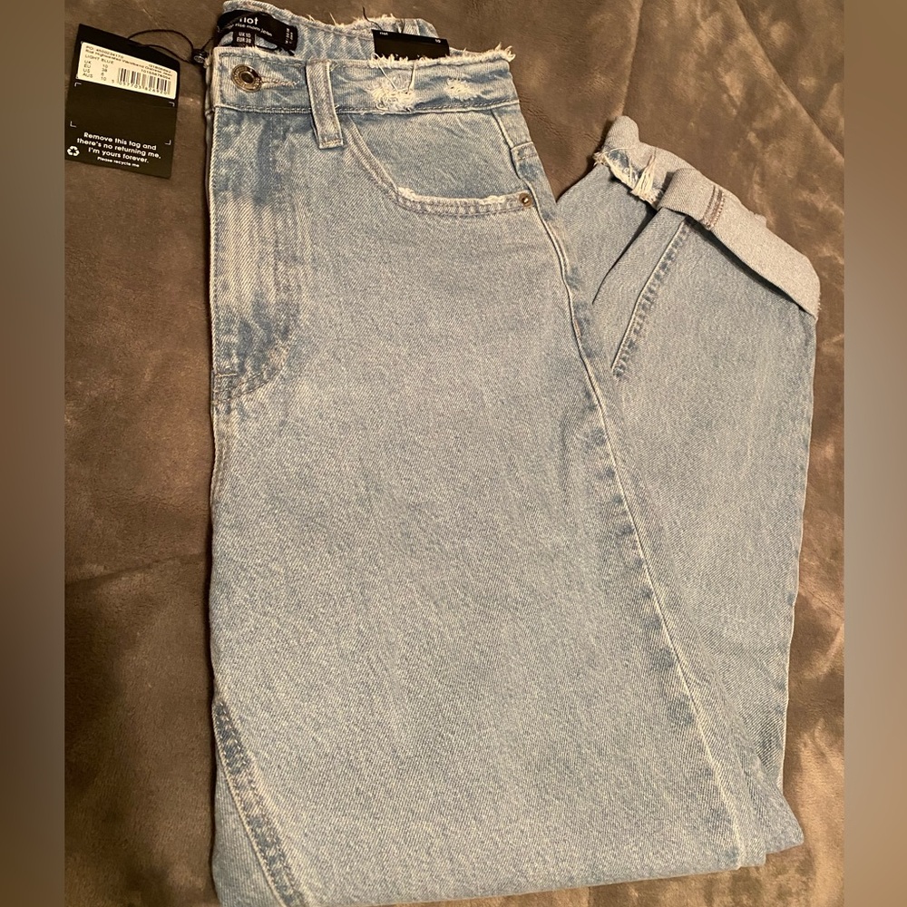 Misguided High Rise Mom Jeans
